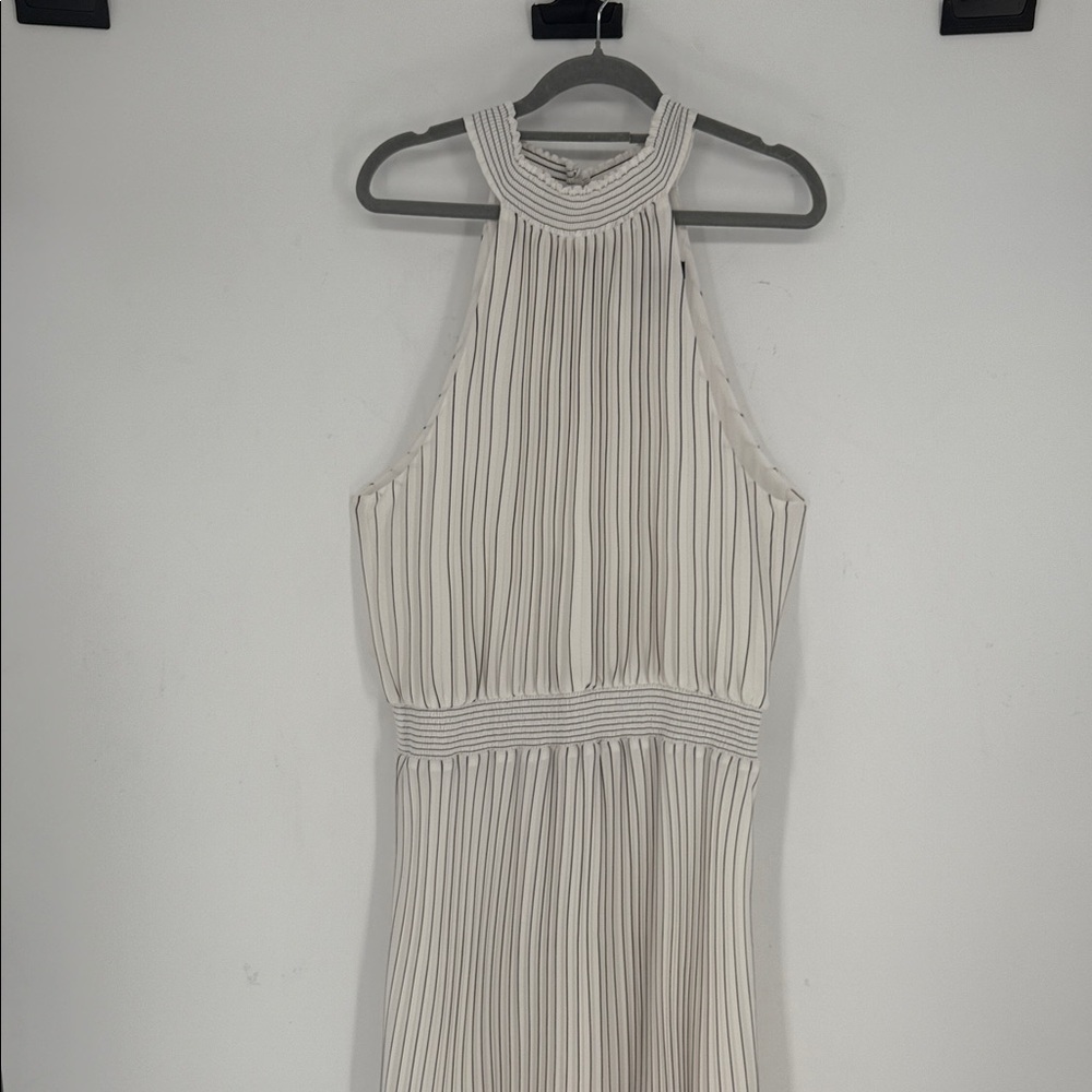 WHBM Pleated Midi Halter Dress size 14 - Picture 5 of 14